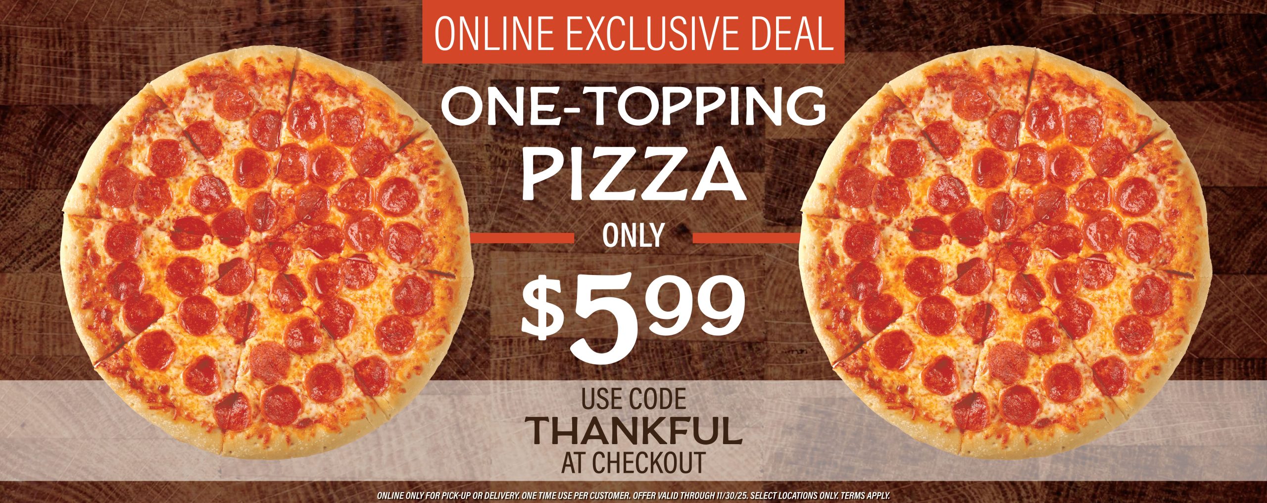 Online Exclusive Offer