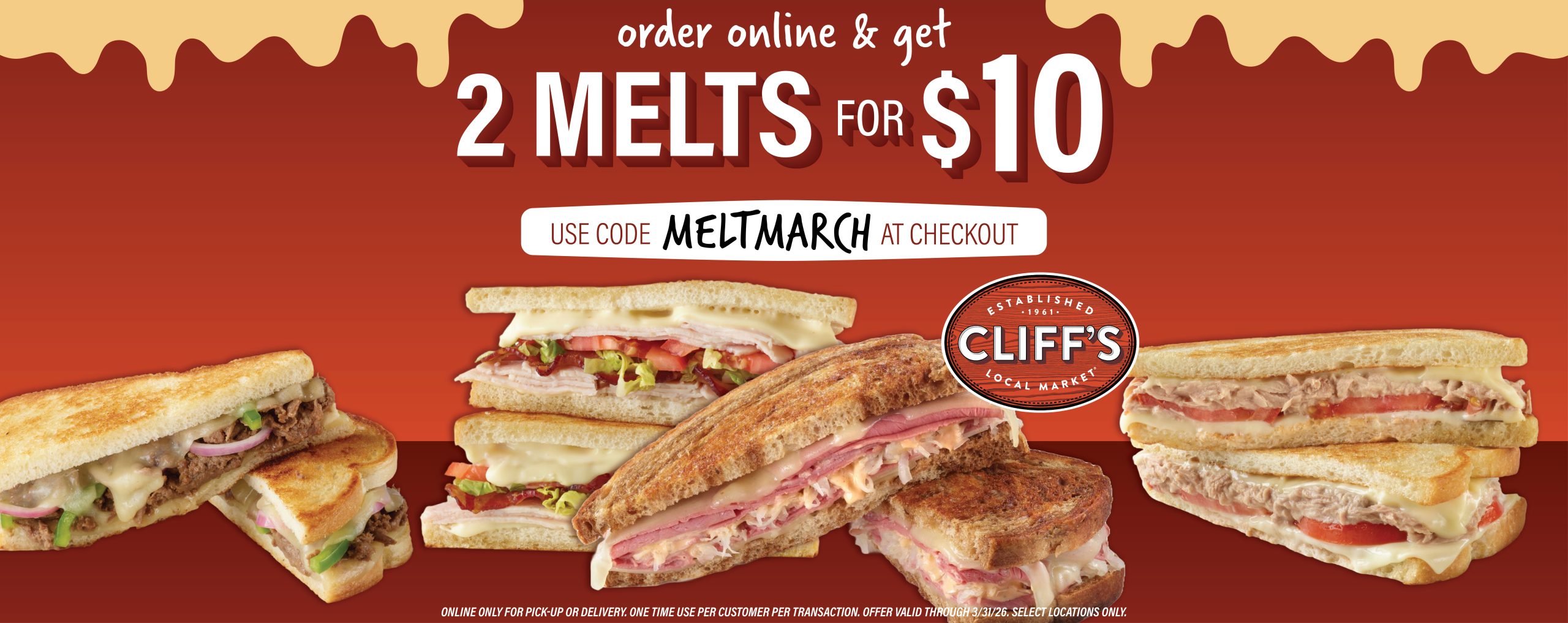 2 Melts for $10!